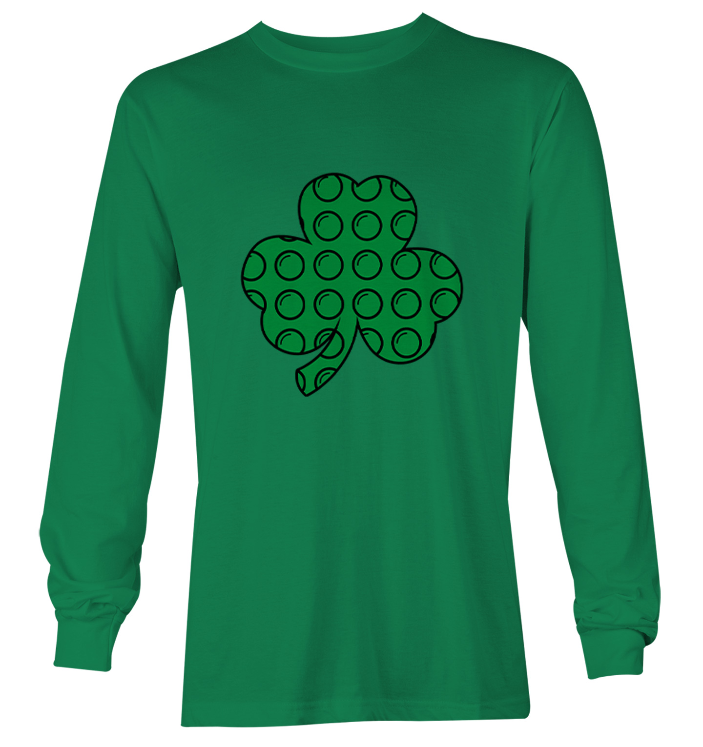 Shamrock Pop It - Fidget Fun Cool St. Patrick's Day Youth T-Shirt - Picture 15 of 20