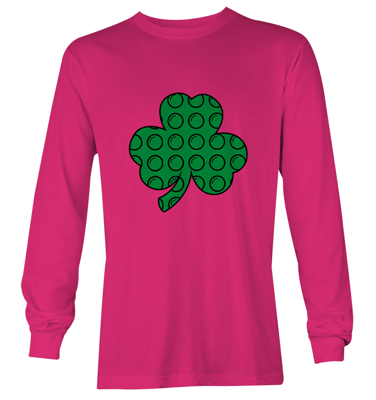 Shamrock Pop It - Fidget Fun Cool St. Patrick's Day Youth T-Shirt - Picture 18 of 20