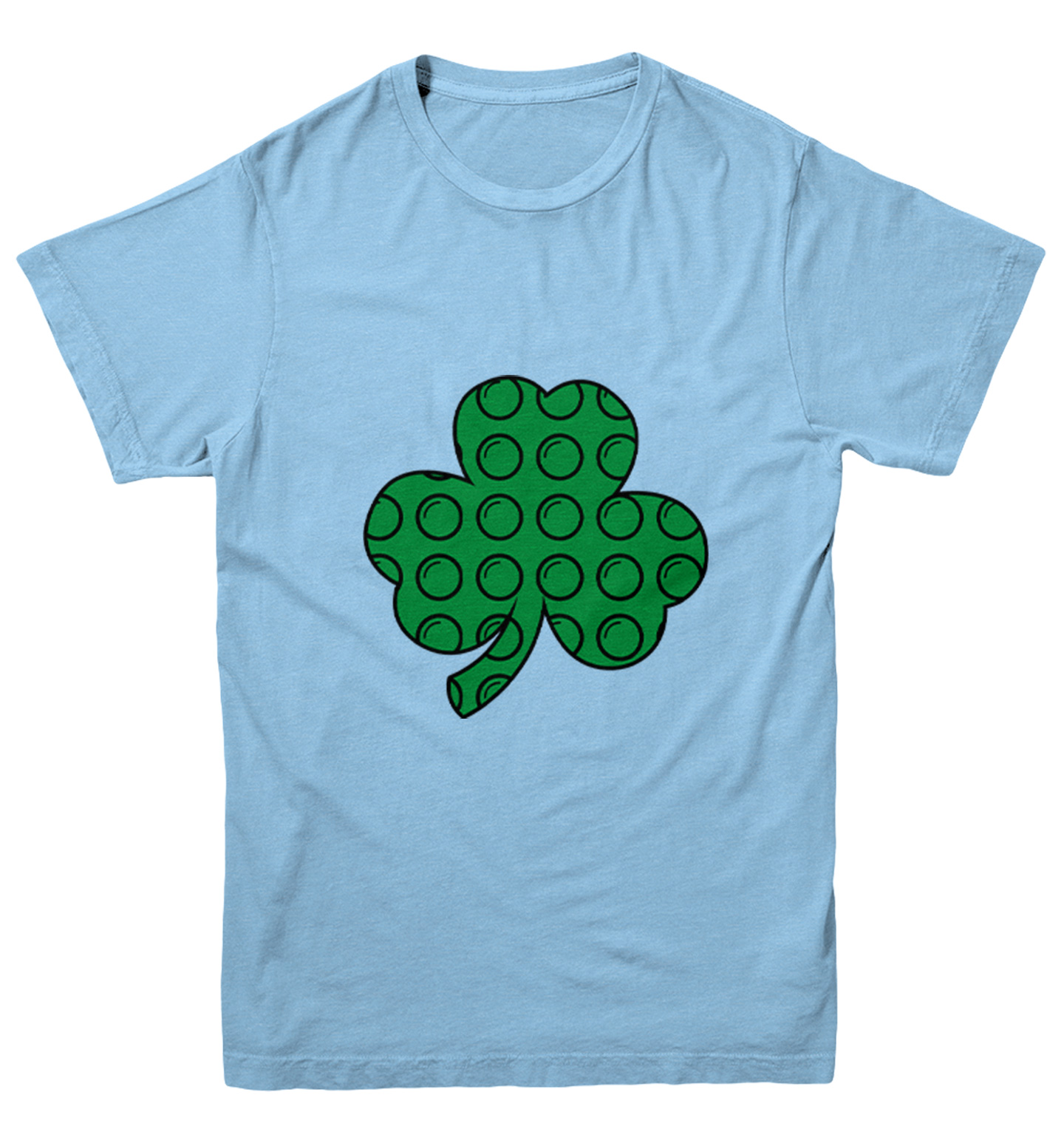 Shamrock Pop It - Fidget Fun Cool St. Patrick's Day Youth T-Shirt - Picture 5 of 20
