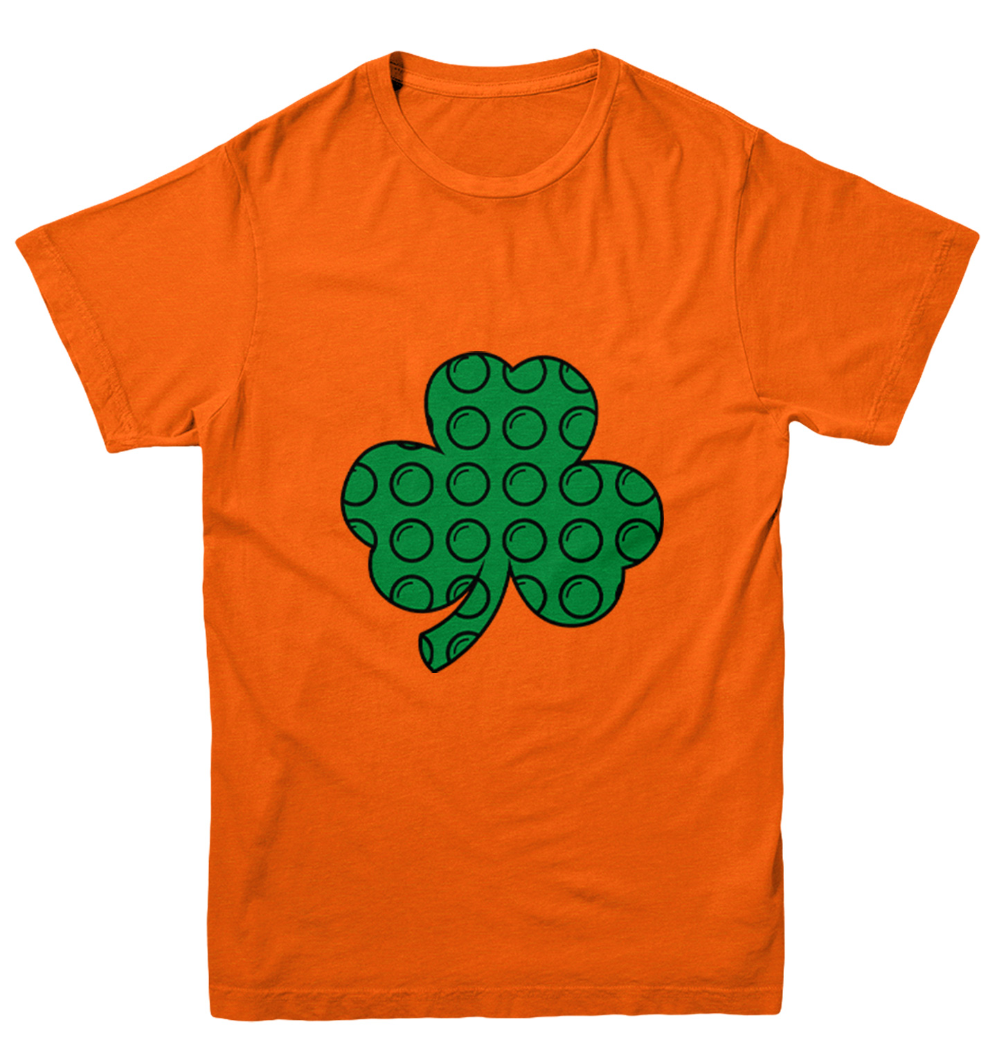Shamrock Pop It - Fidget Fun Cool St. Patrick's Day Youth T-Shirt - Picture 8 of 20