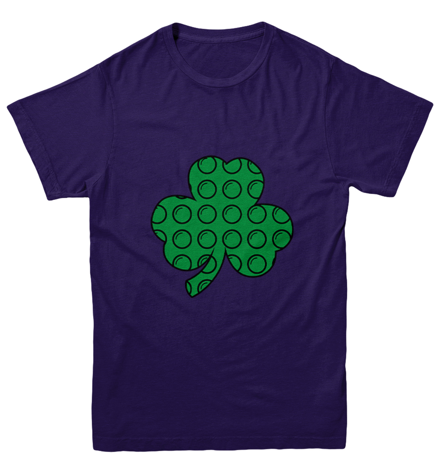 Shamrock Pop It - Fidget Fun Cool St. Patrick's Day Youth T-Shirt - Picture 10 of 20