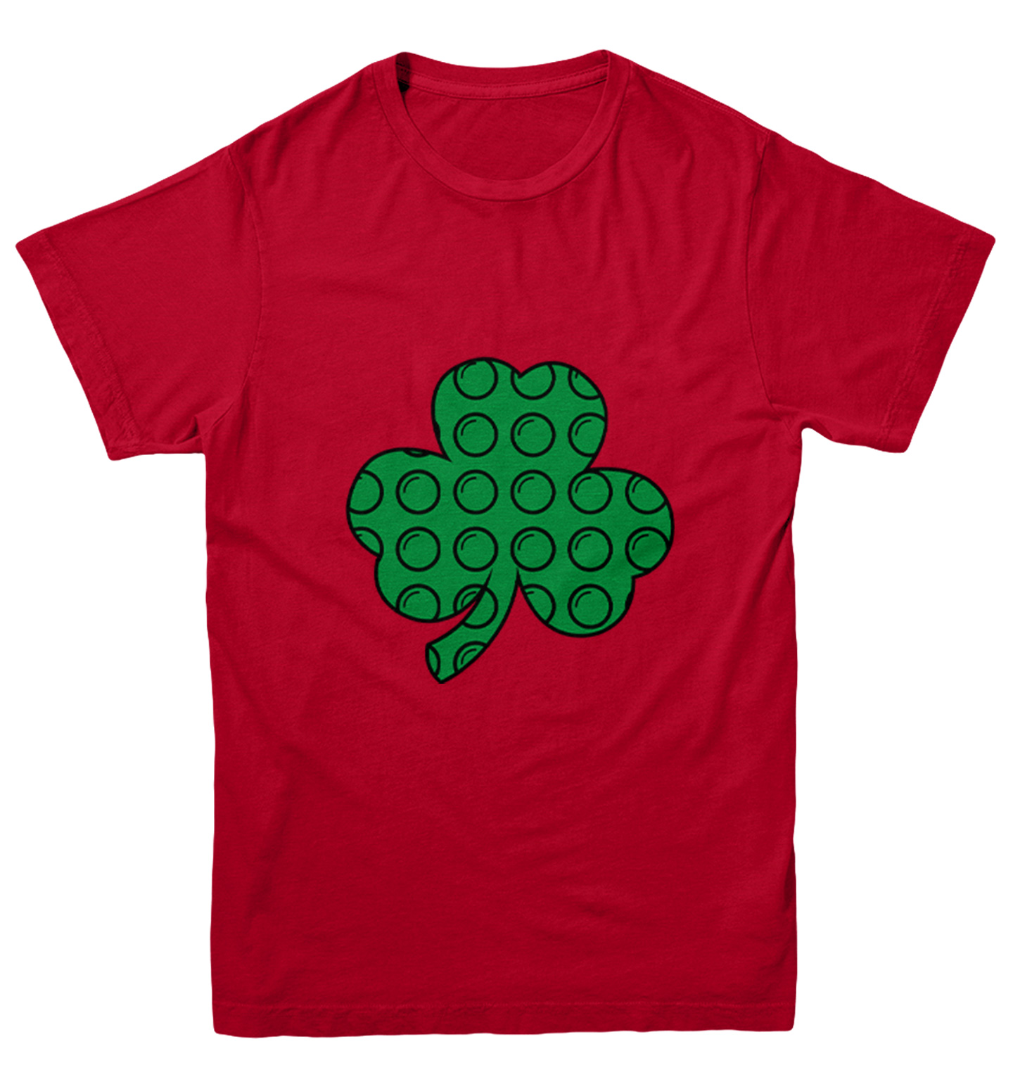 Shamrock Pop It - Fidget Fun Cool St. Patrick's Day Youth T-Shirt - Picture 11 of 20
