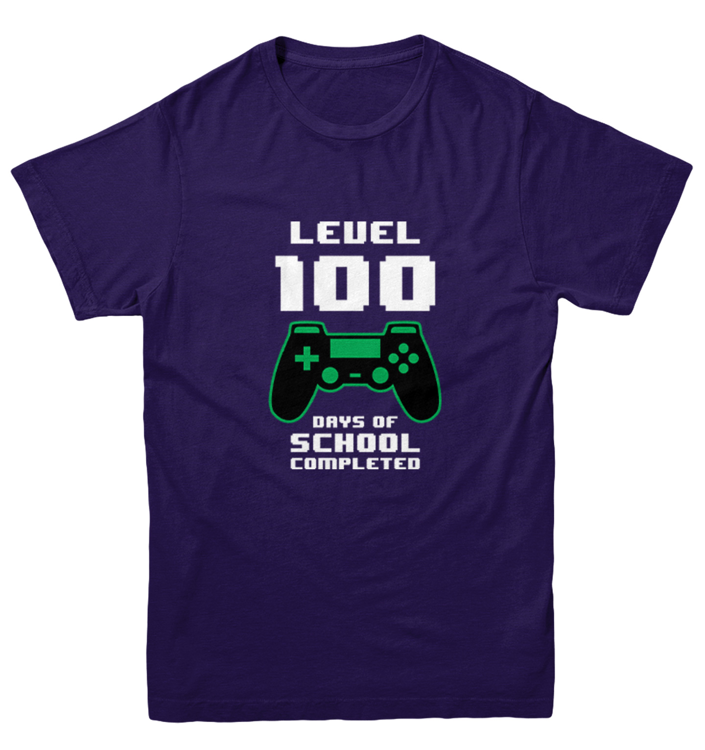 ブリストル　L/S GAME SHIRT 25AW Level 100 Days Of School Completed - Student Gamer Youth T