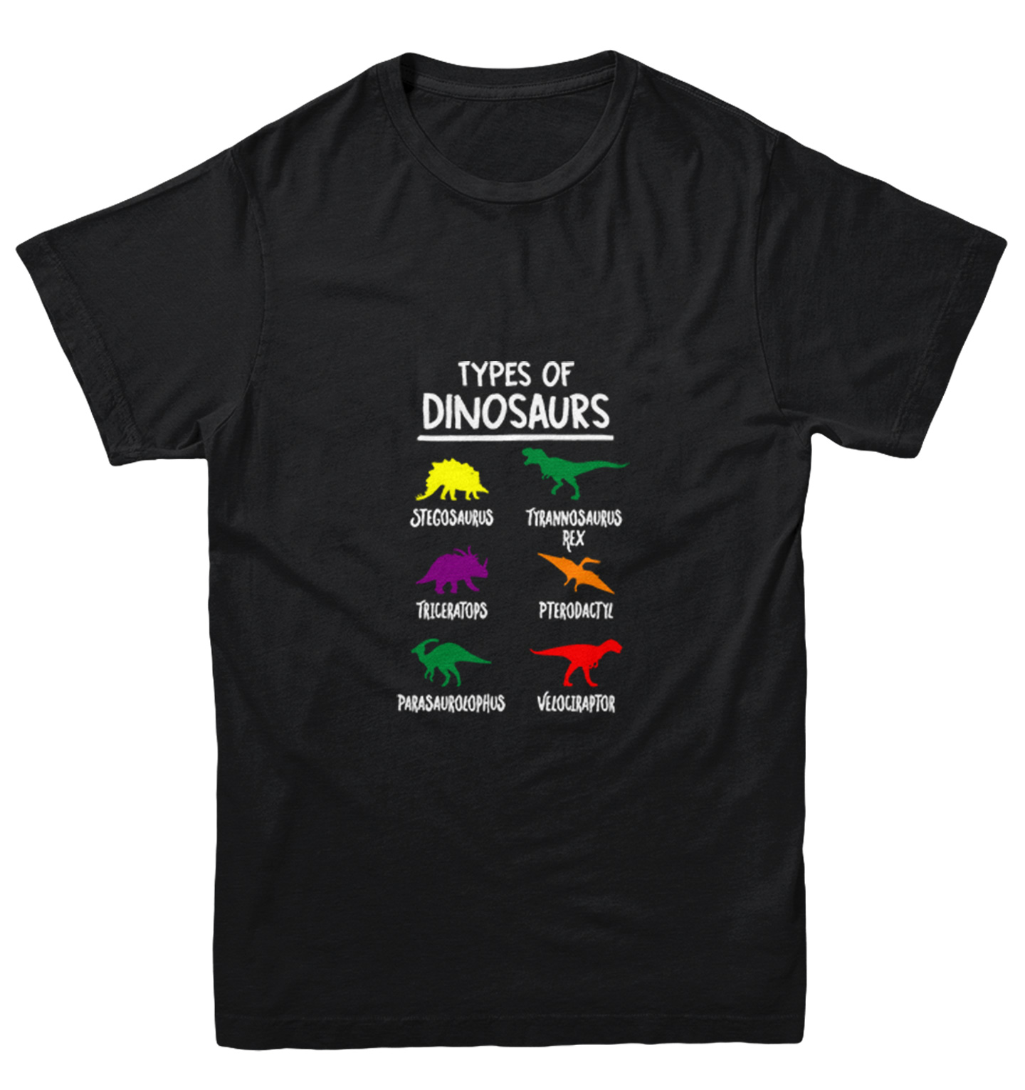 Types Of Dinosaurs - T Rex Fossils Tyrannosaurus Cool Youth T-Shirt - Picture 2 of 20