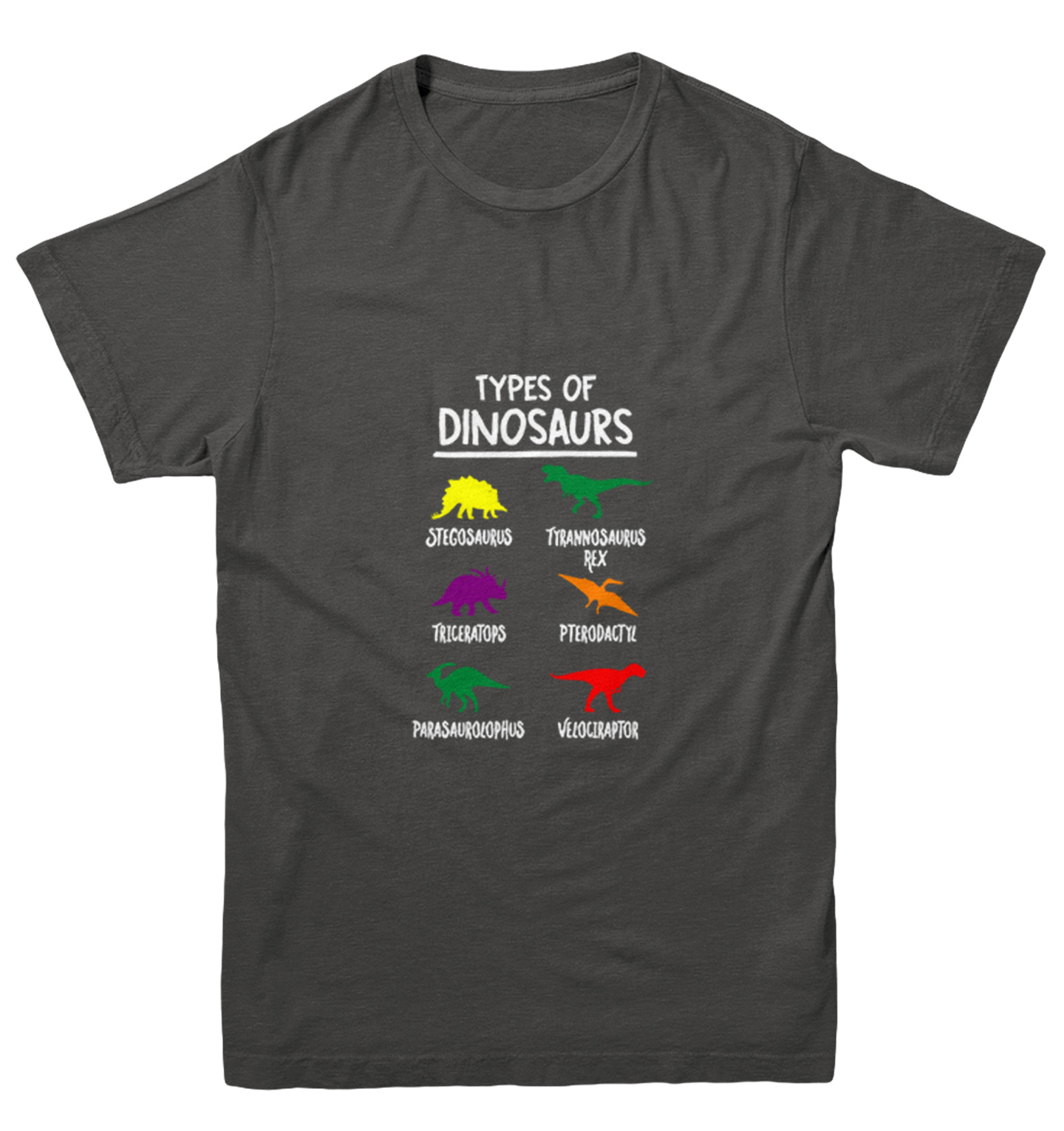 Types Of Dinosaurs - T Rex Fossils Tyrannosaurus Cool Youth T-Shirt - Picture 3 of 20