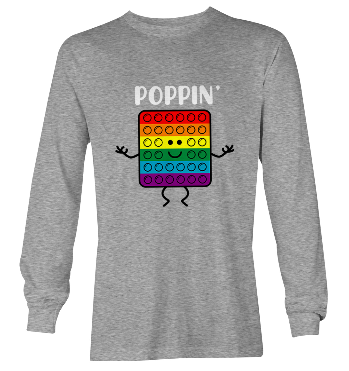 Poppin' - Popper Fidget Anxiety Stress Reliever Toy Youth T-Shirt - Picture 16 of 20