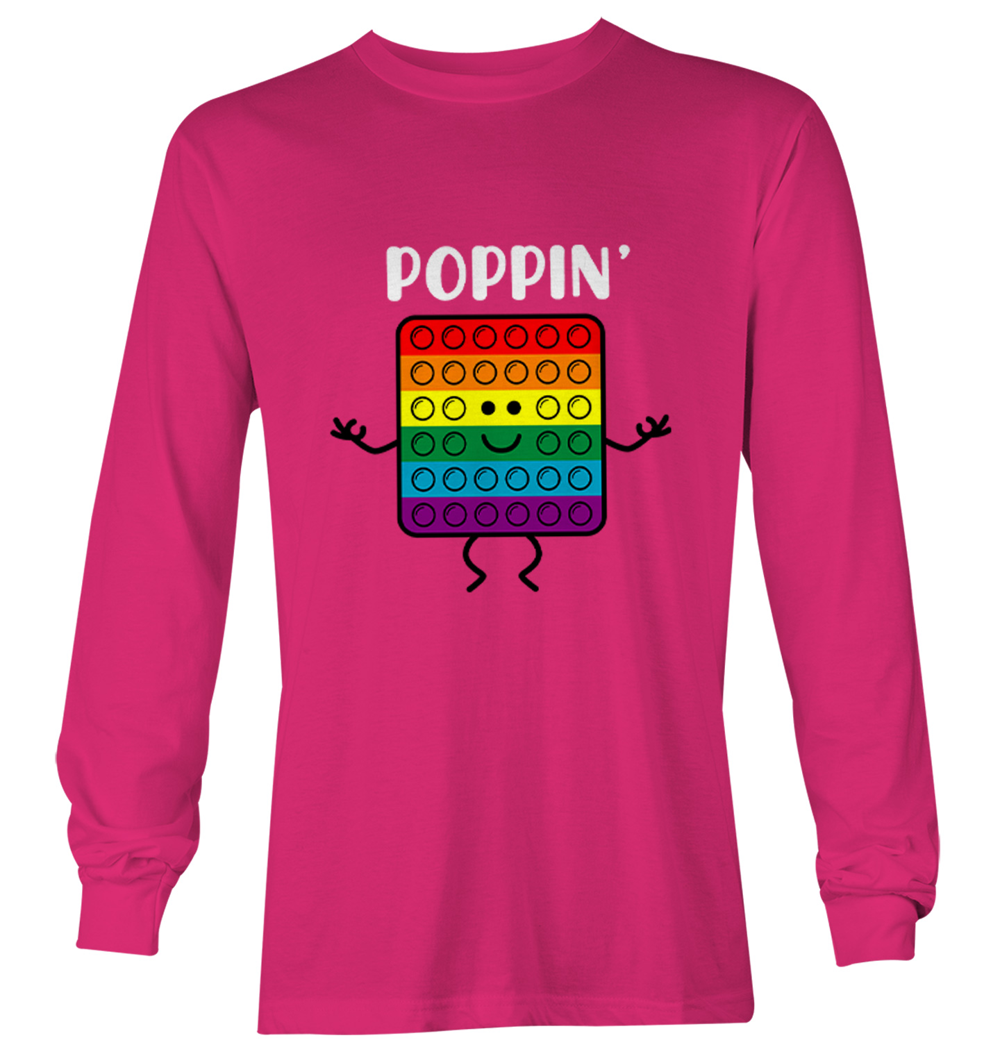 Poppin' - Popper Fidget Anxiety Stress Reliever Toy Youth T-Shirt - Picture 18 of 20