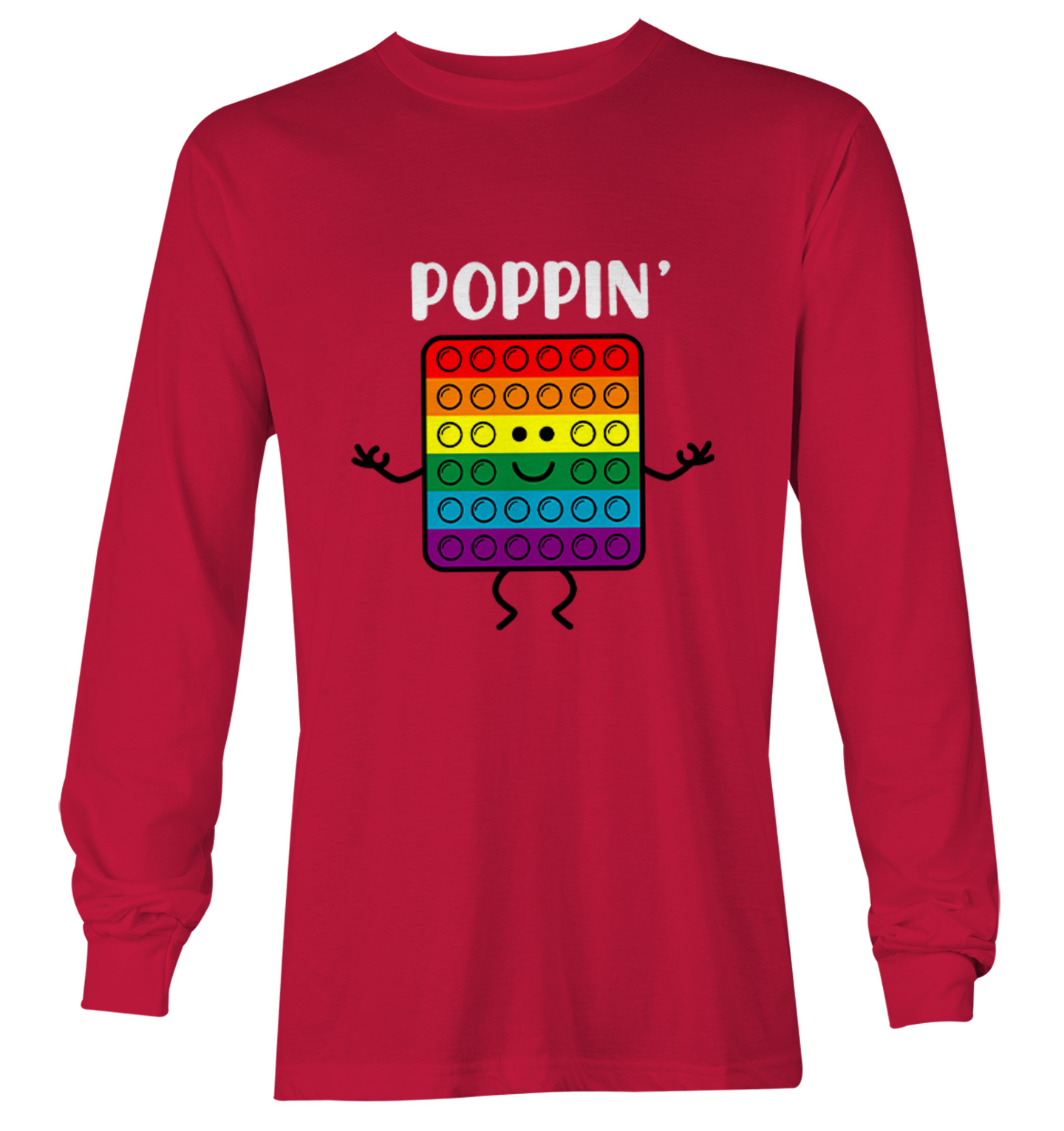 Poppin' - Popper Fidget Anxiety Stress Reliever Toy Youth T-Shirt - Picture 19 of 20