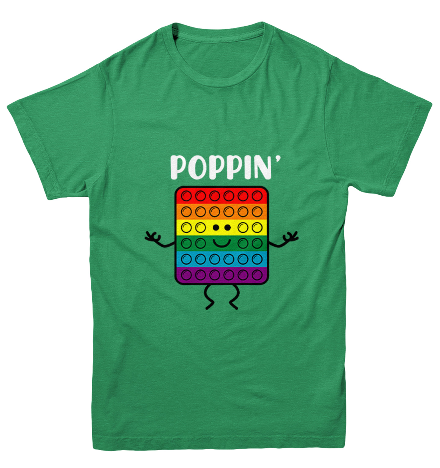 Poppin' - Popper Fidget Anxiety Stress Reliever Toy Youth T-Shirt - Picture 4 of 20