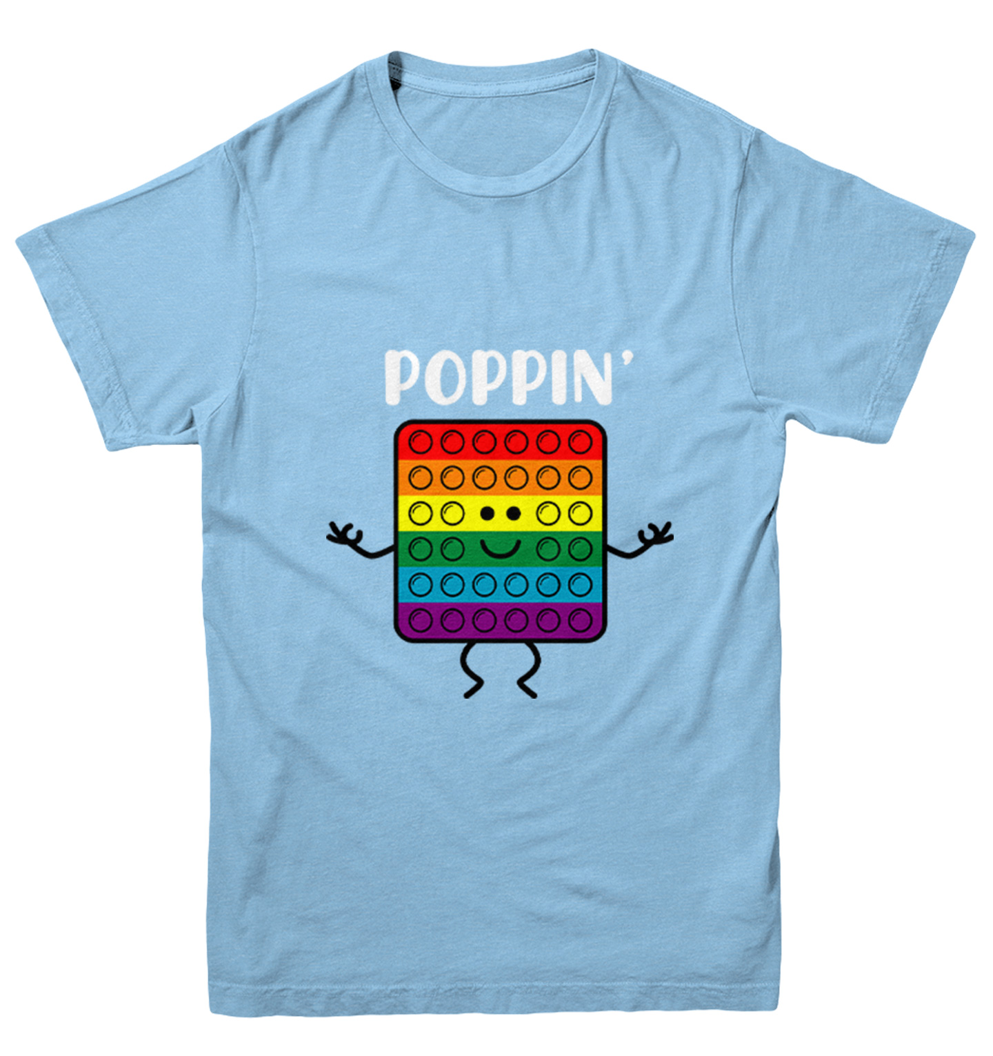 Poppin' - Popper Fidget Anxiety Stress Reliever Toy Youth T-Shirt - Picture 5 of 20