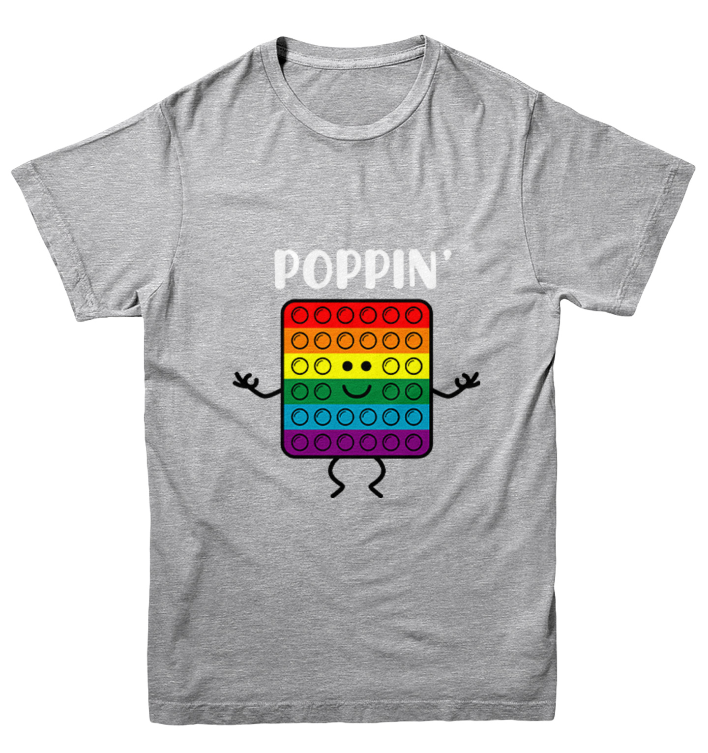 Poppin' - Popper Fidget Anxiety Stress Reliever Toy Youth T-Shirt - Picture 6 of 20