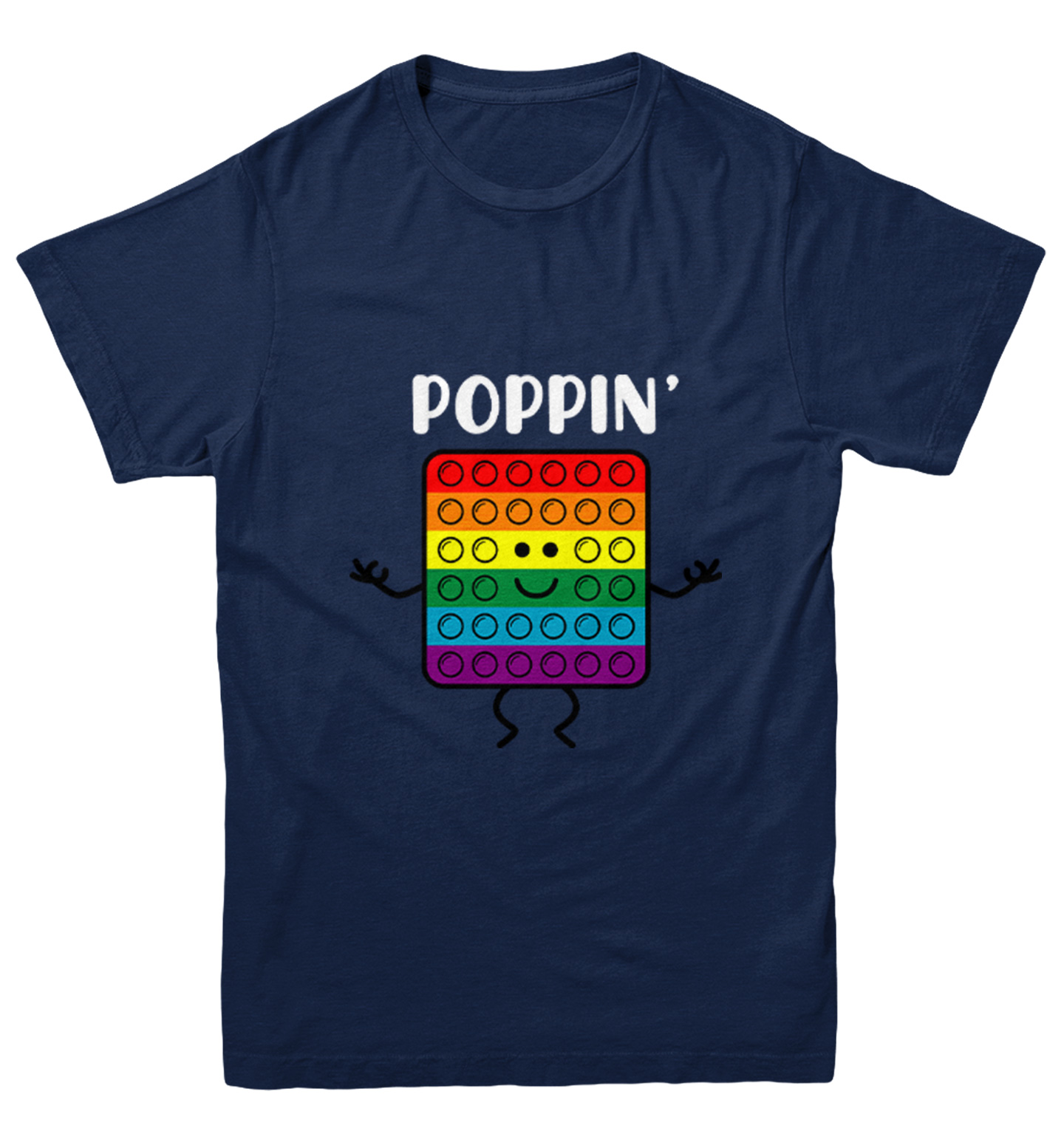 Poppin' - Popper Fidget Anxiety Stress Reliever Toy Youth T-Shirt - Picture 7 of 20