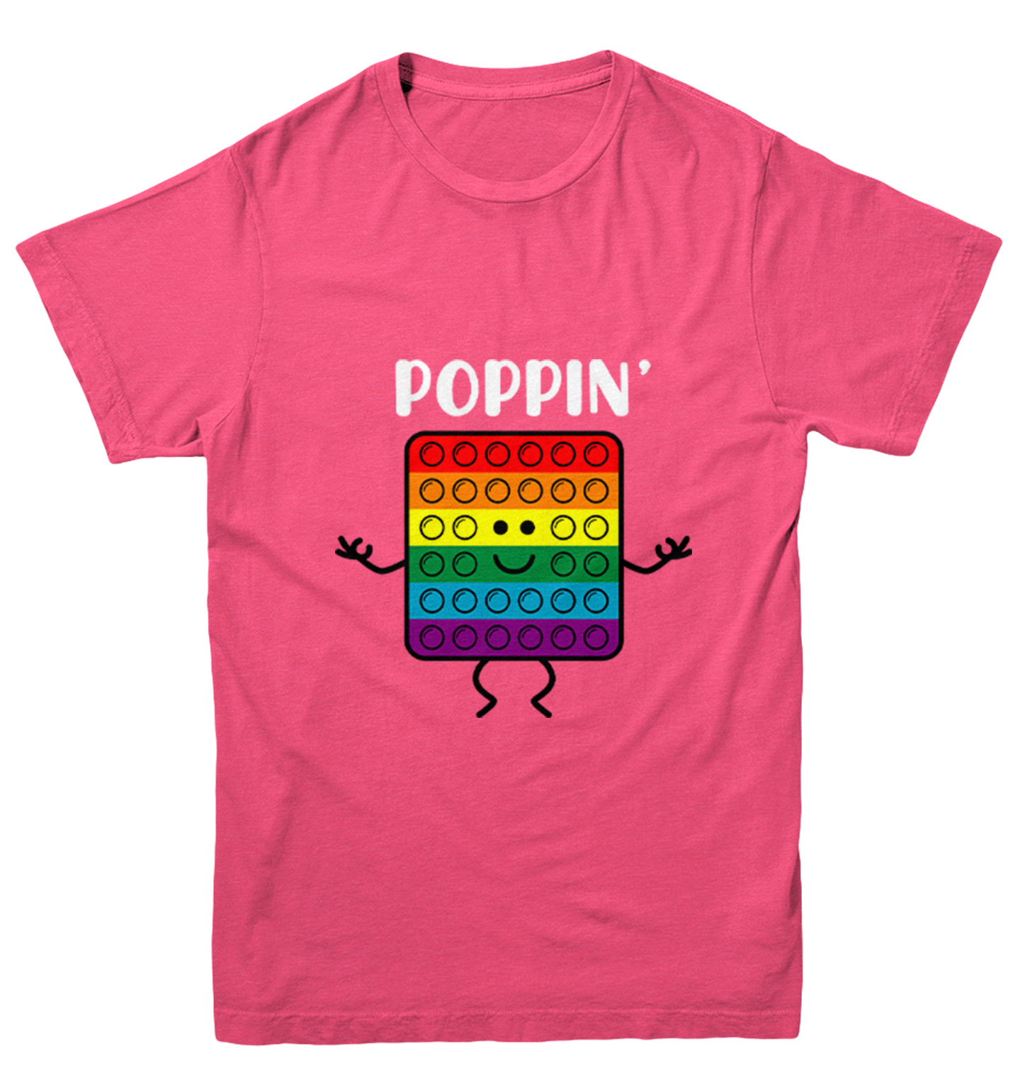 Poppin' - Popper Fidget Anxiety Stress Reliever Toy Youth T-Shirt - Picture 9 of 20