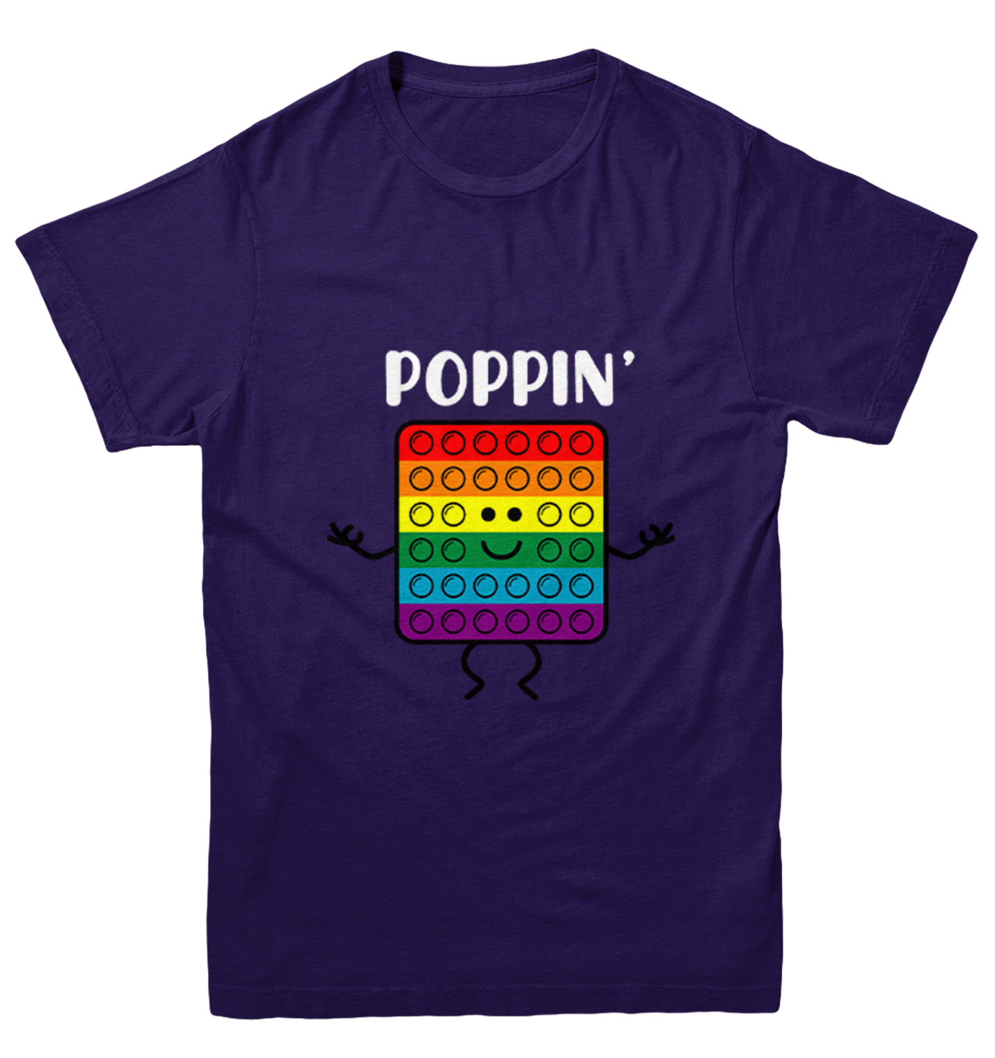 Poppin' - Popper Fidget Anxiety Stress Reliever Toy Youth T-Shirt - Picture 10 of 20