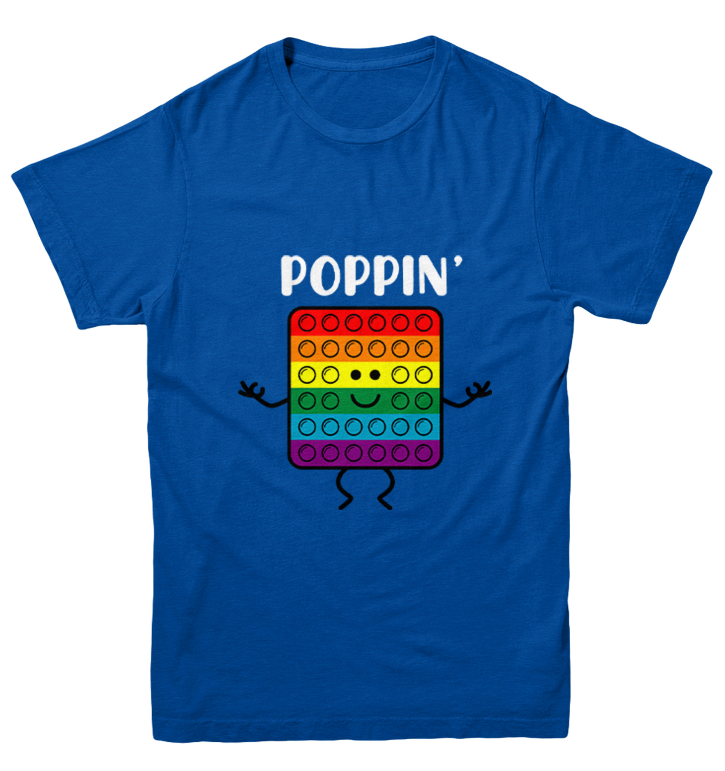Poppin' - Popper Fidget Anxiety Stress Reliever Toy Youth T-Shirt - Picture 12 of 20