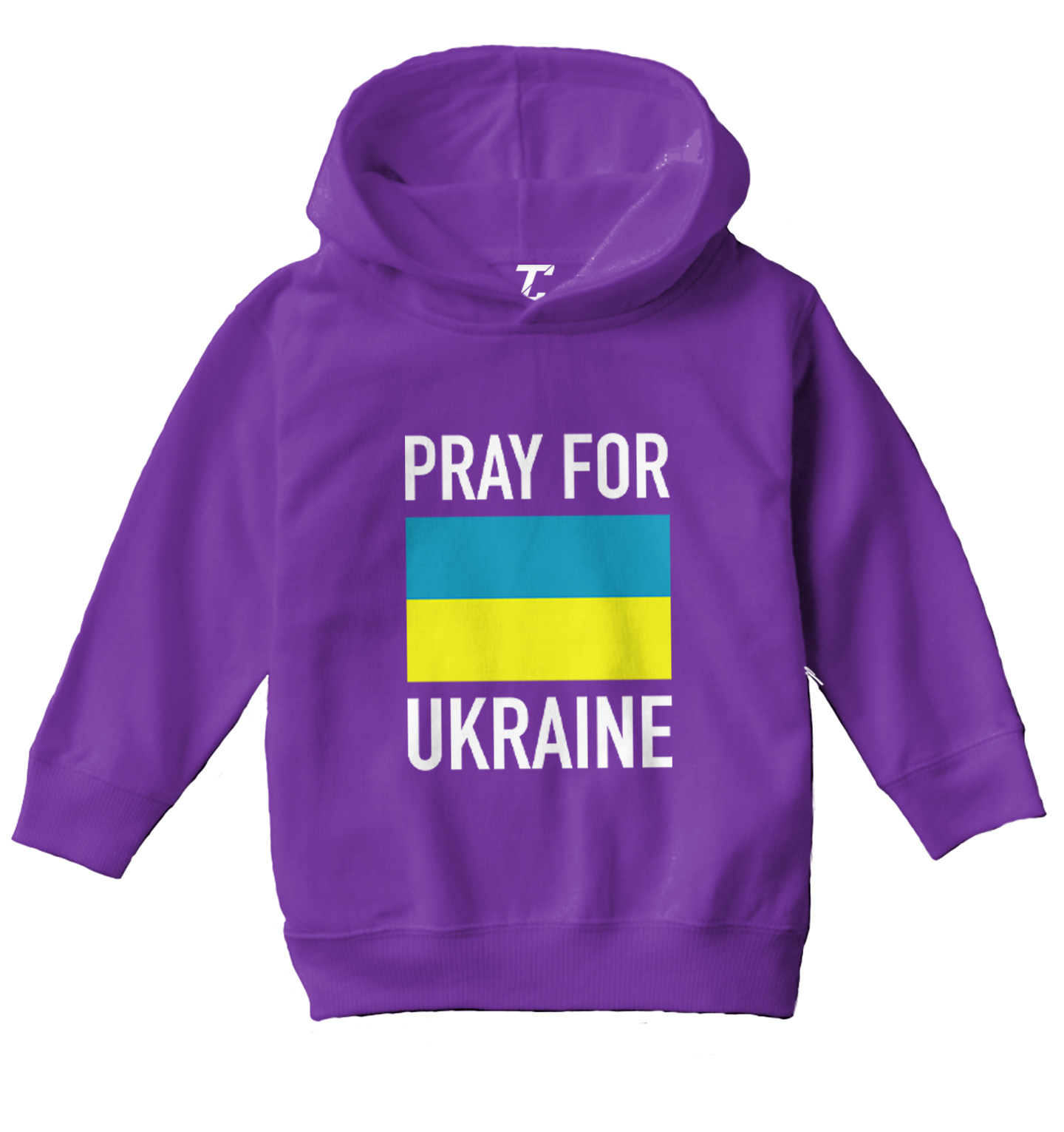 Pray For Ukraine - Ukrainian Country Pride Proud No War Toddler/Youth Hoodie - Picture 9 of 12