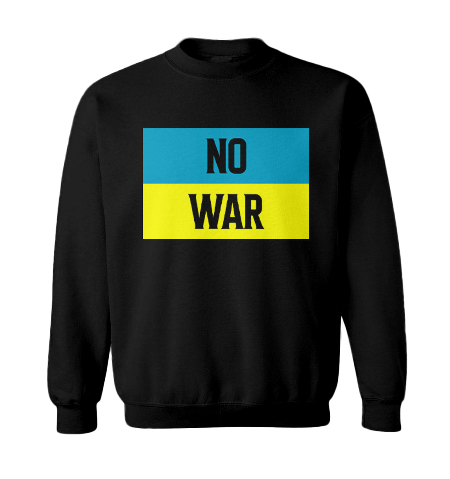 No War - Ukraine Flag Peace Ukrainian Pride Support Toddler Crewneck Sweater - Picture 2 of 8