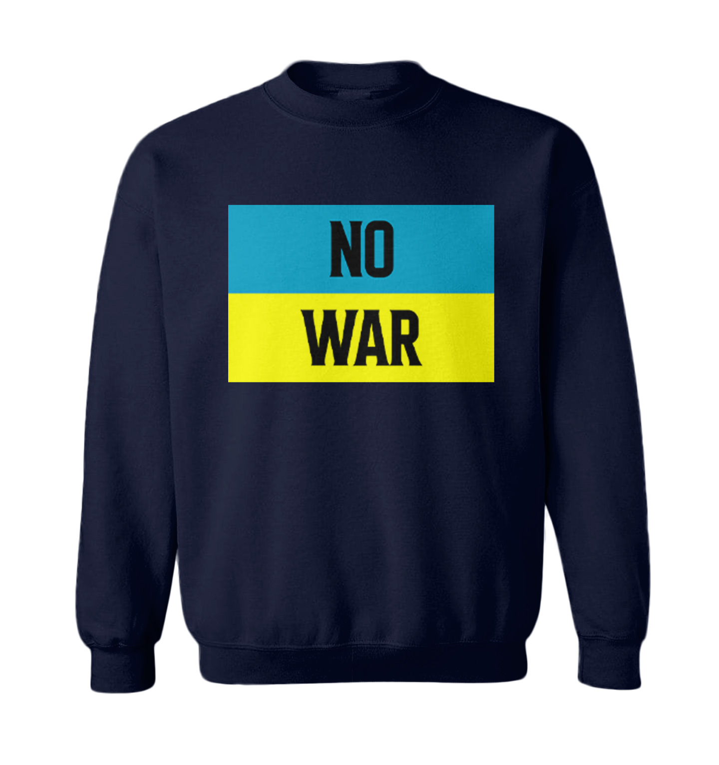 No War - Ukraine Flag Peace Ukrainian Pride Support Toddler Crewneck Sweater - Picture 5 of 8
