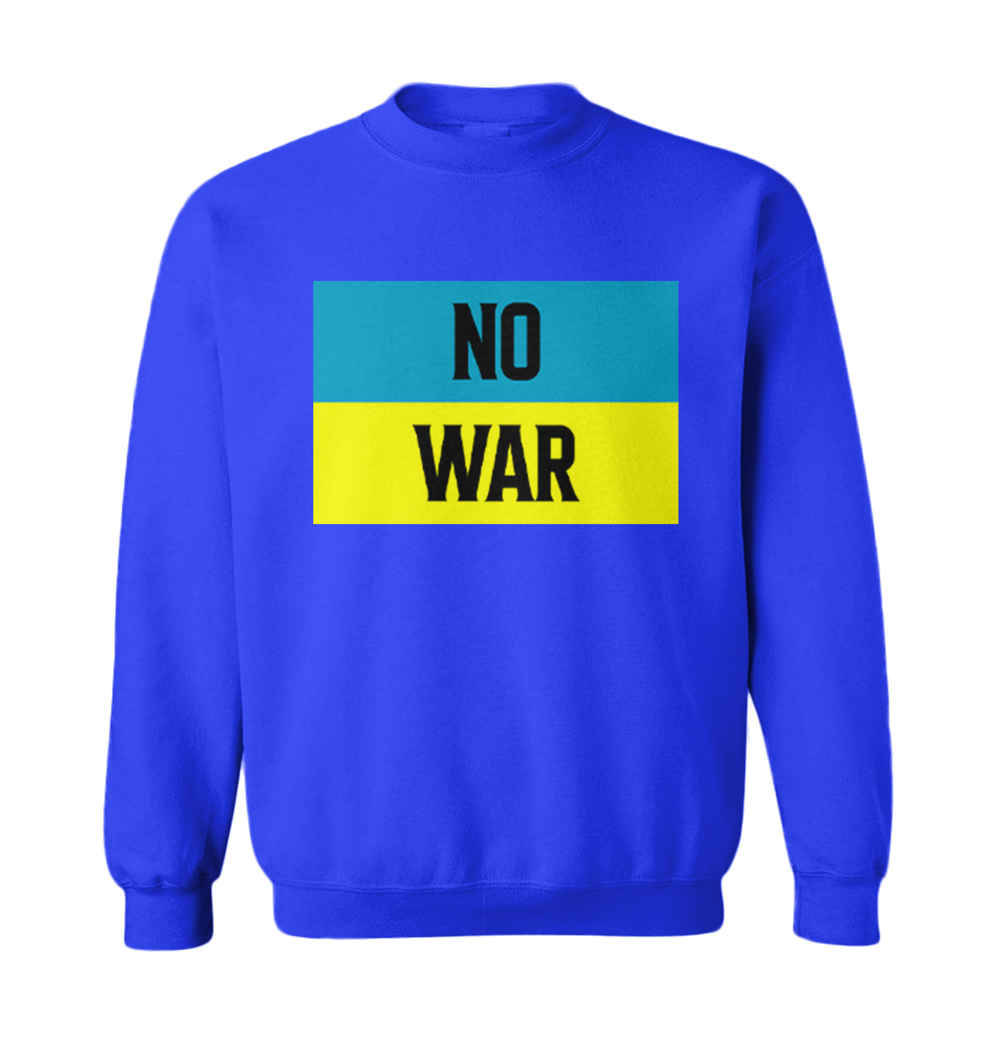 No War - Ukraine Flag Peace Ukrainian Pride Support Toddler Crewneck Sweater - Picture 8 of 8