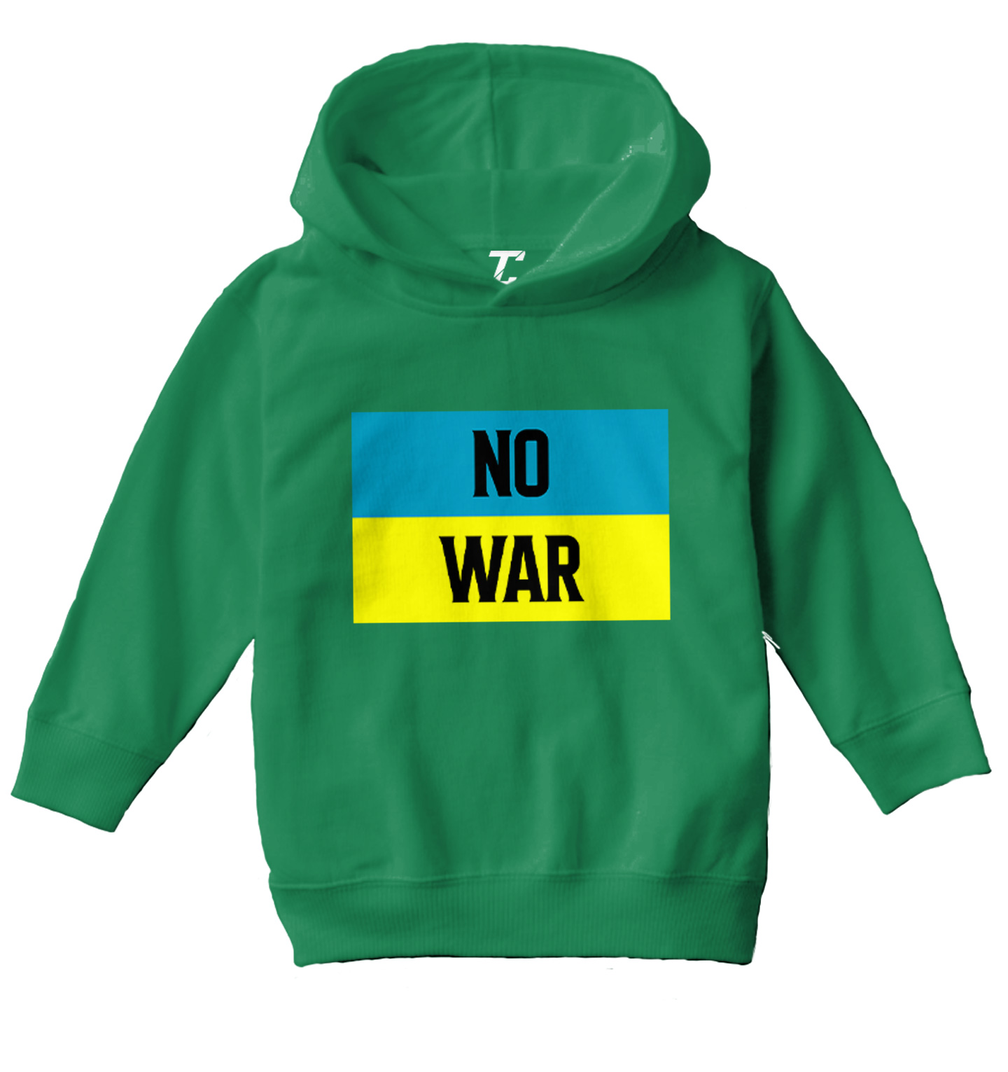 No War - Ukraine Flag Peace Ukrainian Pride Support Toddler/Youth Hoodie - Picture 5 of 12