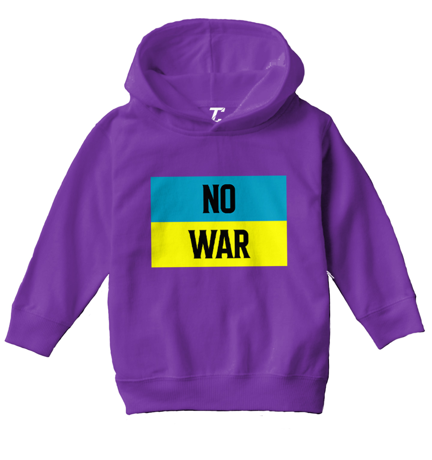 No War - Ukraine Flag Peace Ukrainian Pride Support Toddler/Youth Hoodie - Picture 9 of 12