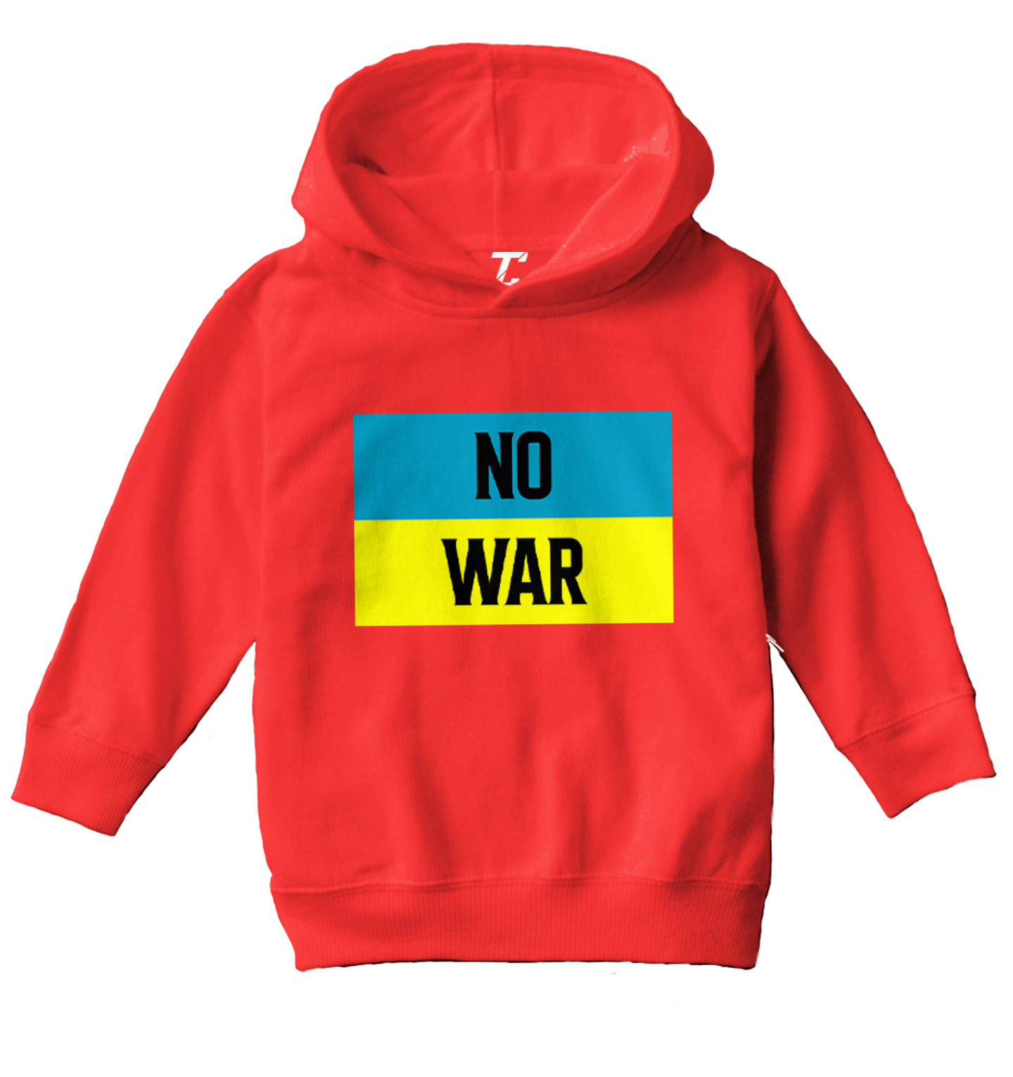 No War - Ukraine Flag Peace Ukrainian Pride Support Toddler/Youth Hoodie - Picture 10 of 12