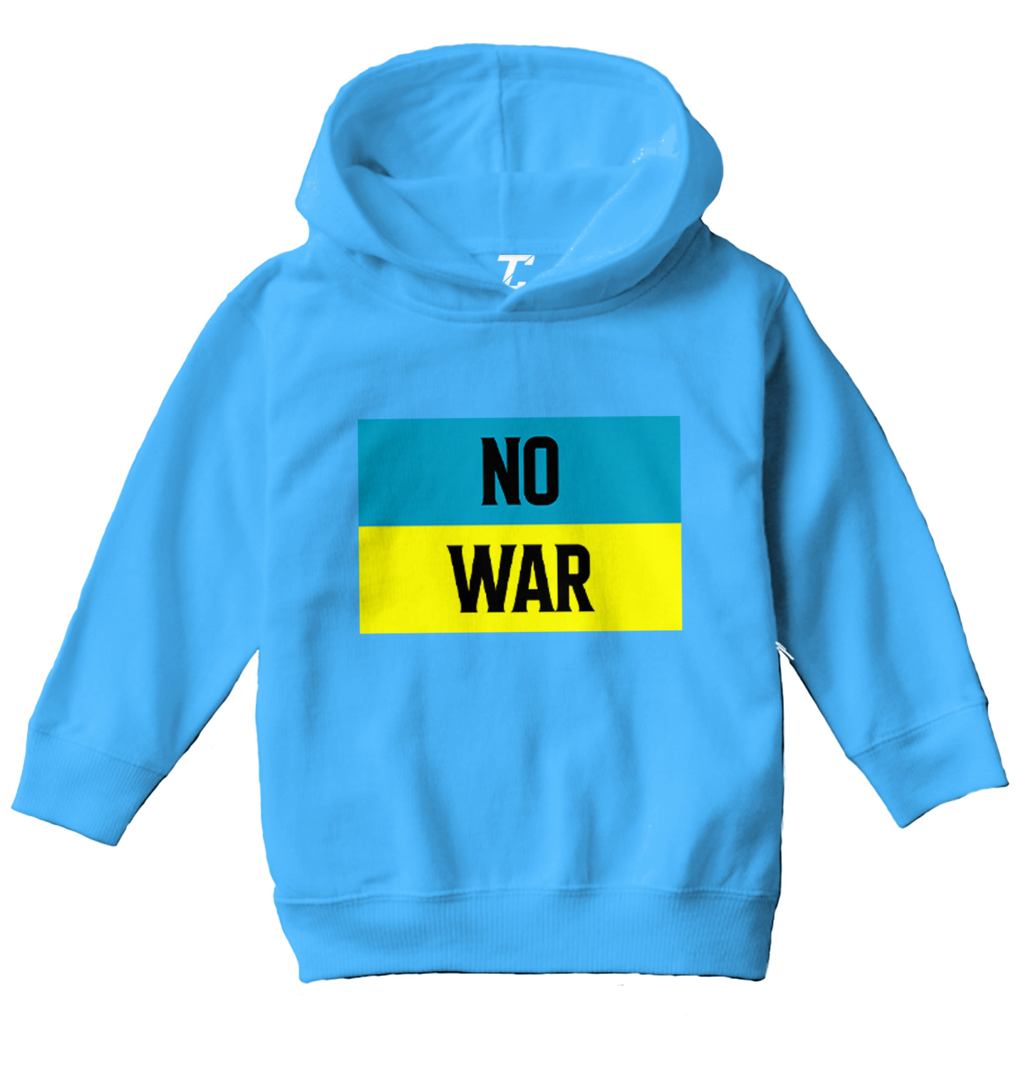No War - Ukraine Flag Peace Ukrainian Pride Support Toddler/Youth Hoodie - Picture 12 of 12