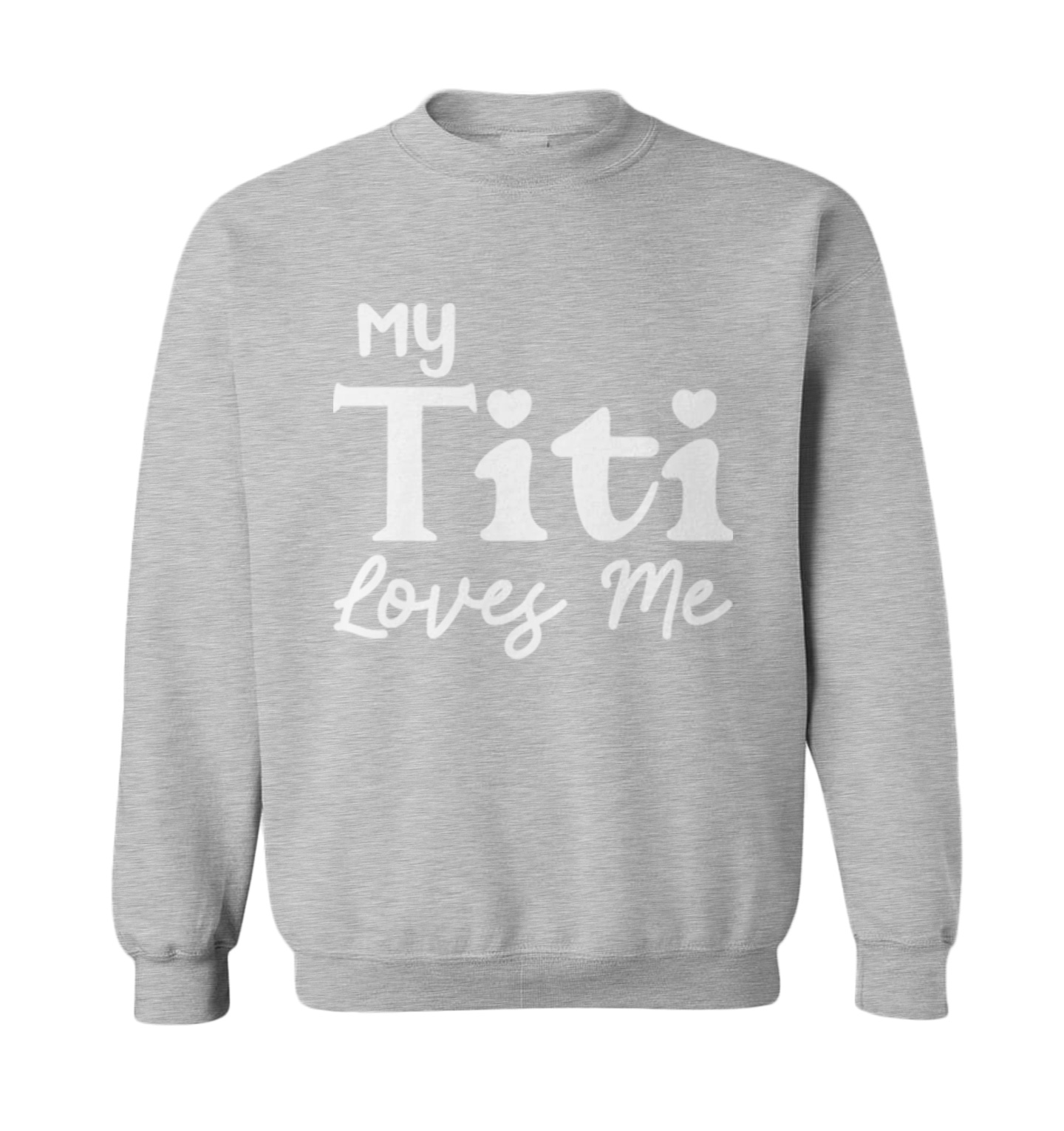 My Titi Loves Me - Favorite Aunt Niece Nephew Family Toddler Crewneck Sweater - Picture 4 of 8