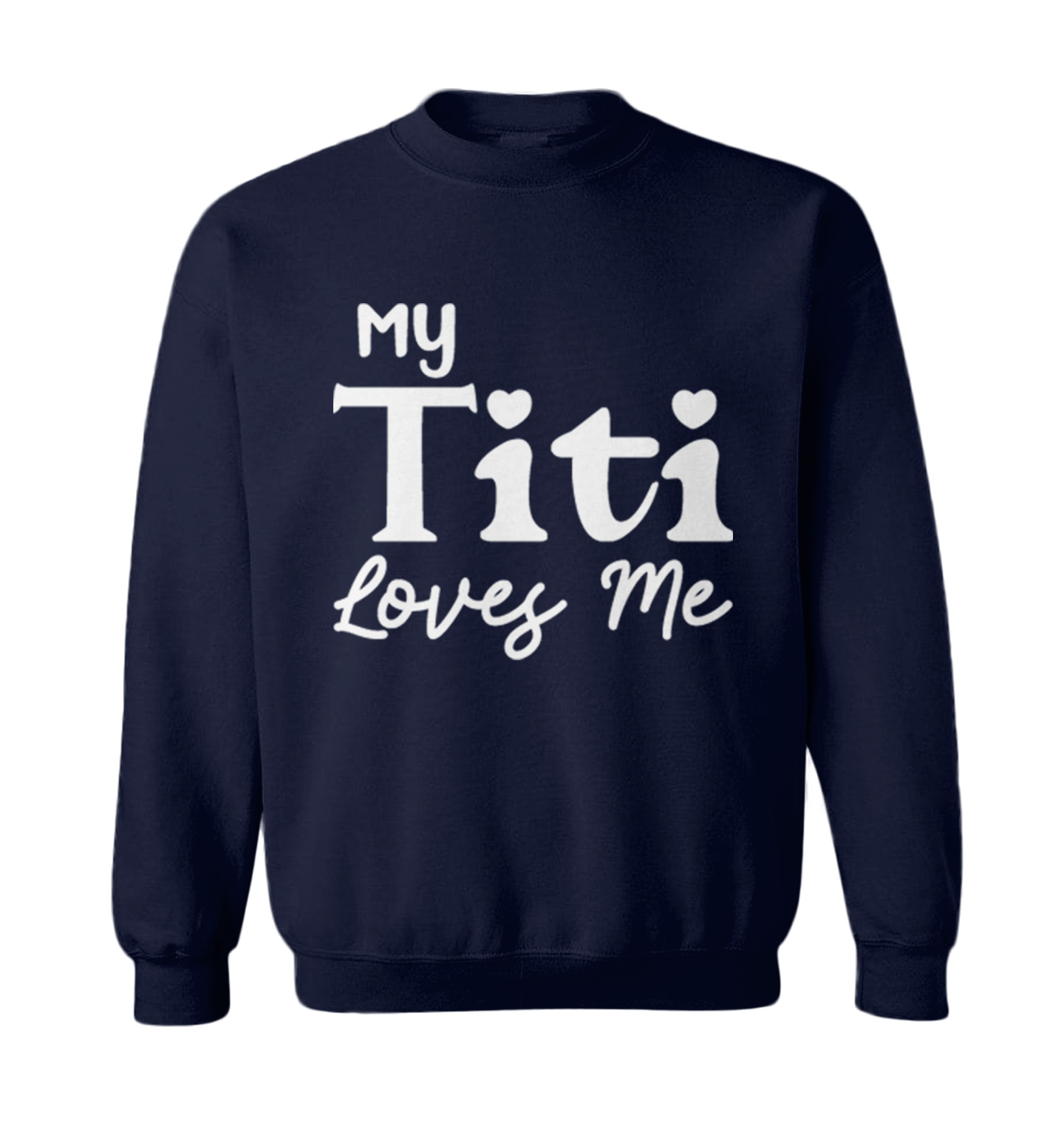 My Titi Loves Me - Favorite Aunt Niece Nephew Family Toddler Crewneck Sweater - Picture 5 of 8