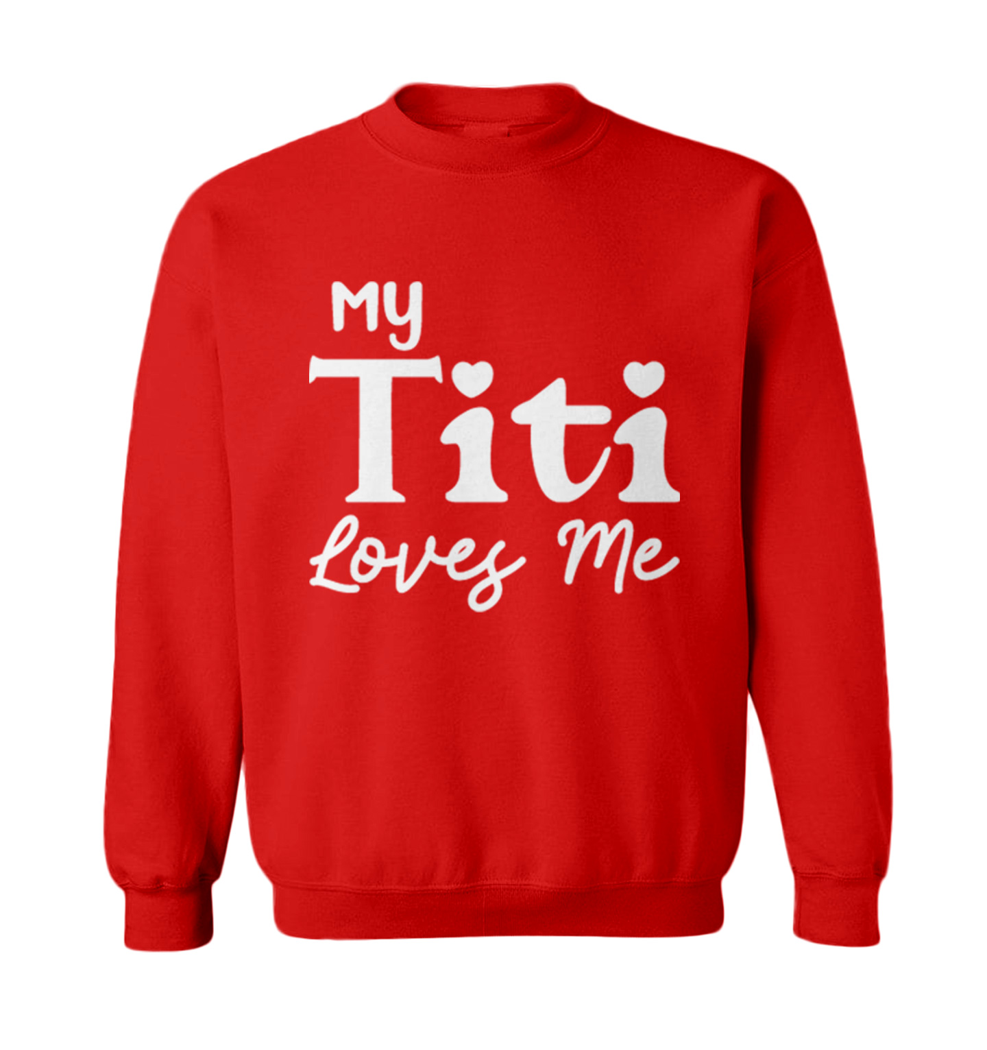 My Titi Loves Me - Favorite Aunt Niece Nephew Family Toddler Crewneck Sweater - Picture 7 of 8
