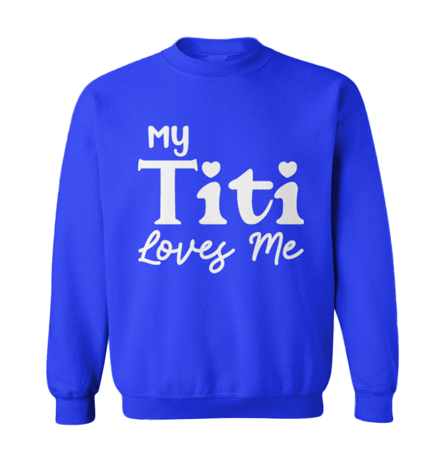 My Titi Loves Me - Favorite Aunt Niece Nephew Family Toddler Crewneck Sweater - Picture 8 of 8