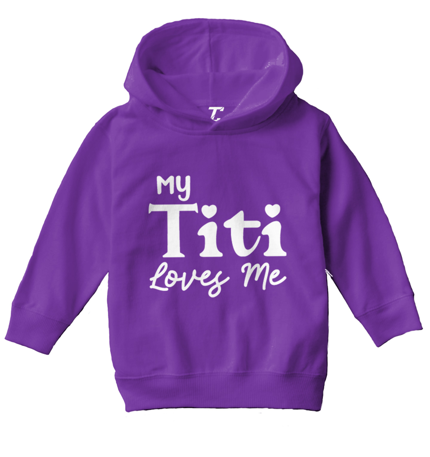 My Titi Loves Me - Favorite Aunt Niece Nephew Family Toddler/Youth Hoodie - Picture 9 of 12