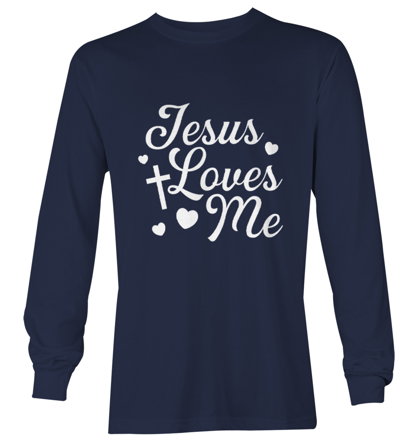 Jesus Loves Me - Religious Cross God Christ Love Church Youth T-Shirt - Picture 17 of 20