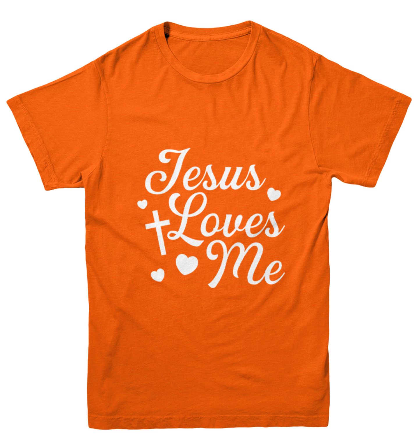 Jesus Loves Me - Religious Cross God Christ Love Church Youth T-Shirt - Picture 8 of 20