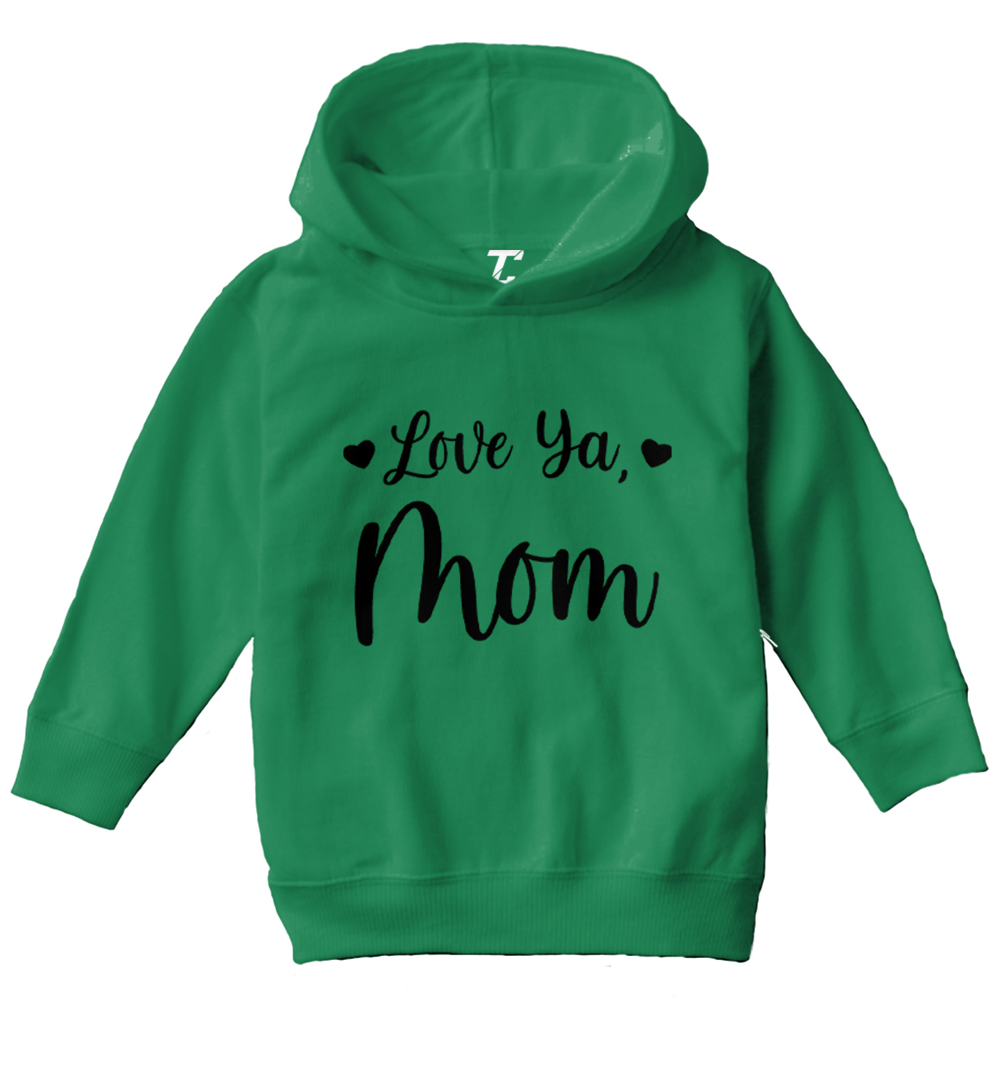 Love Ya Mom - Mother's Day Son Daughter Mommy Toddler/Youth Hoodie - Picture 4 of 10