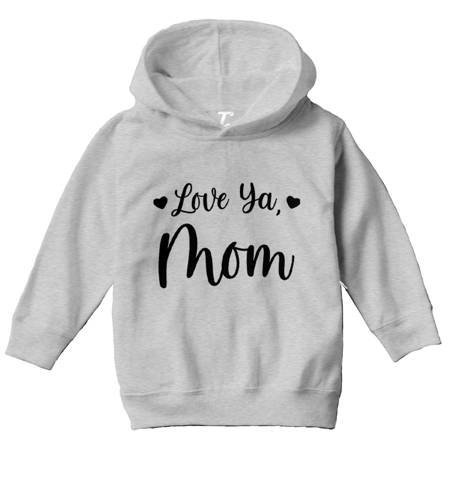 Love Ya Mom - Mother's Day Son Daughter Mommy Toddler/Youth Hoodie - Picture 5 of 10