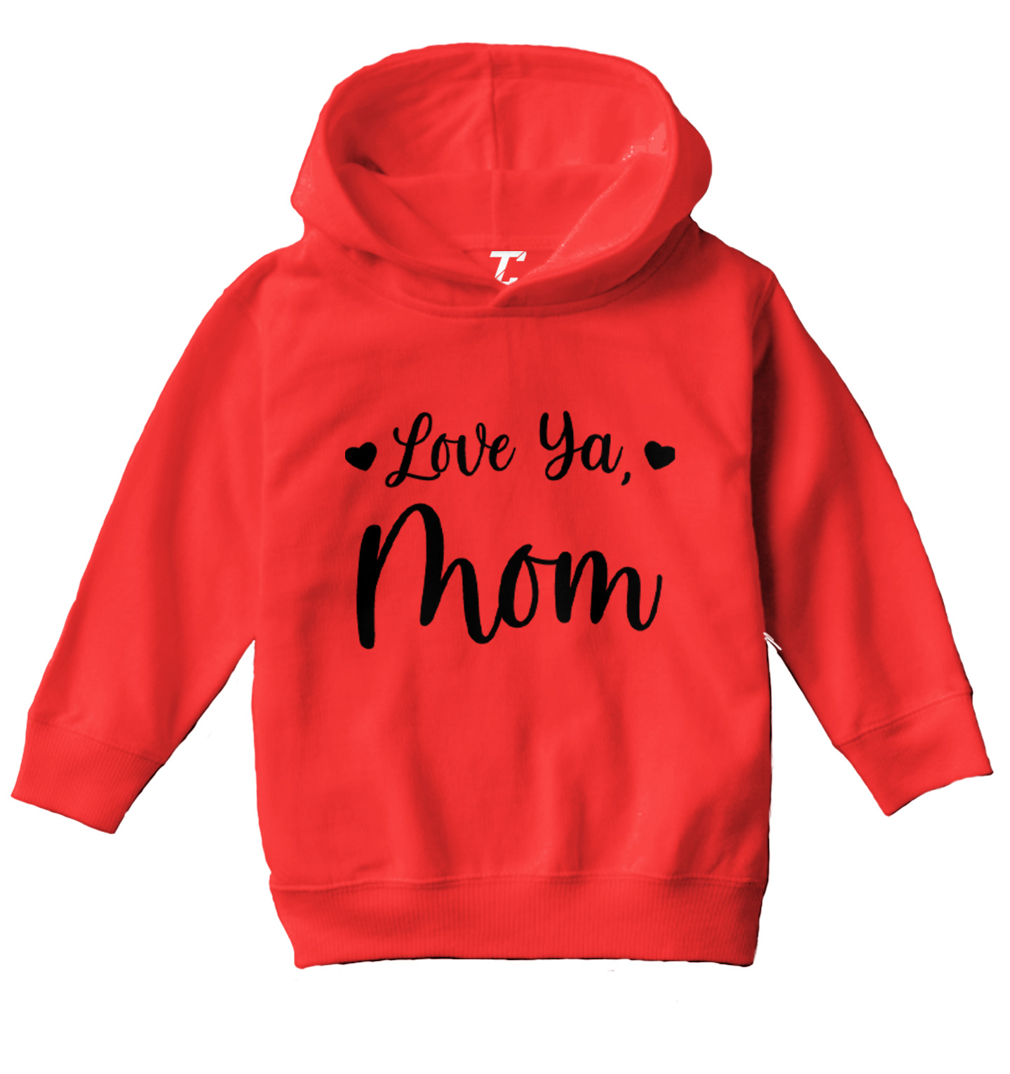 Love Ya Mom - Mother's Day Son Daughter Mommy Toddler/Youth Hoodie - Picture 8 of 10