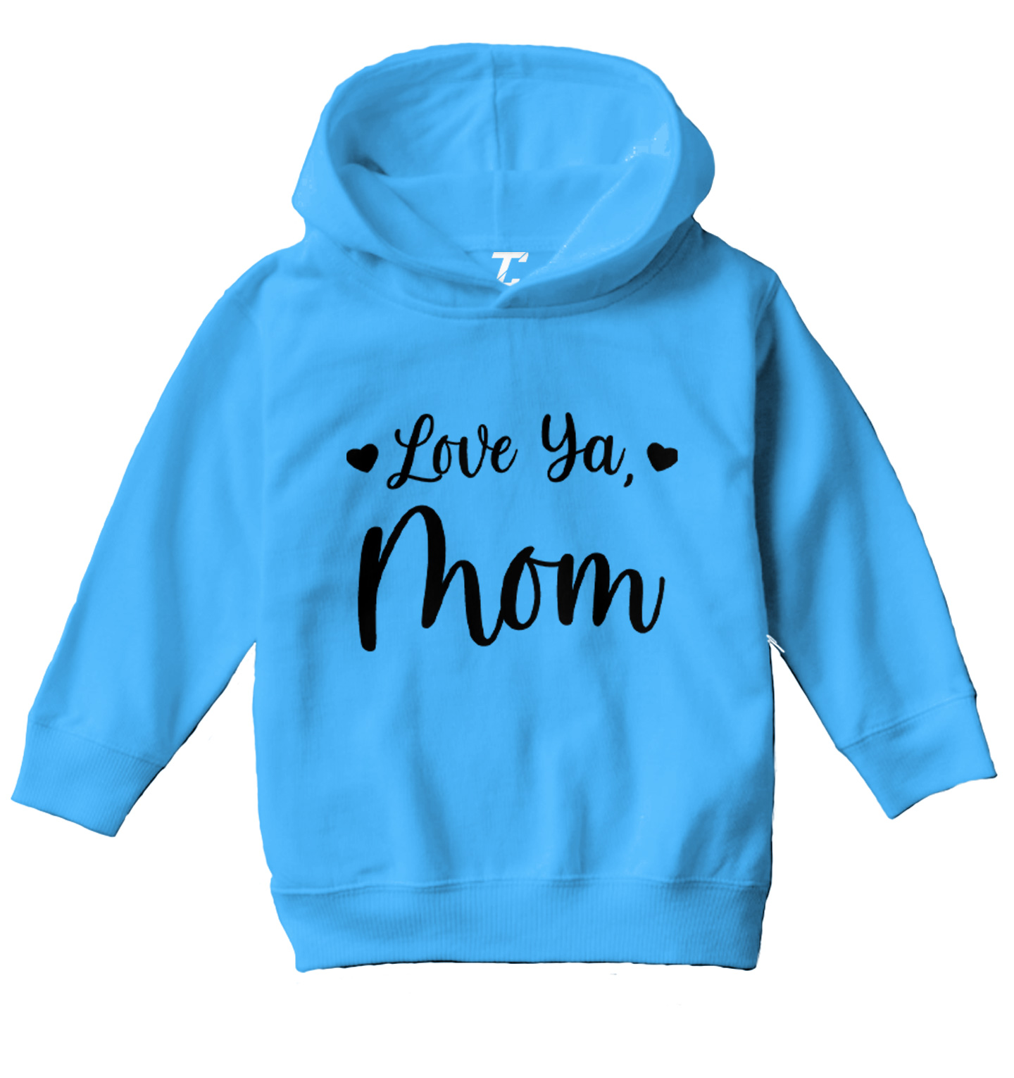 Love Ya Mom - Mother's Day Son Daughter Mommy Toddler/Youth Hoodie - Picture 10 of 10