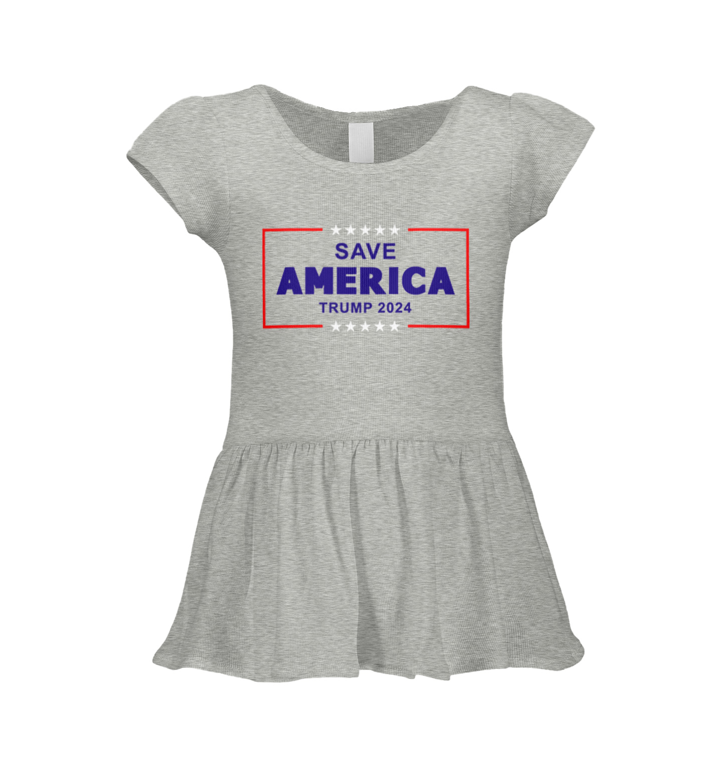 Save America Trump 2024 Blue - President Donald MAGA Infant/Toddler Dress